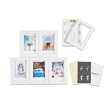 Load image into Gallery viewer, MAGNAFRAME Magnetic Picture Frame for Fuji Instax Mini Photos - Photo Gallery 6 Pack (White)