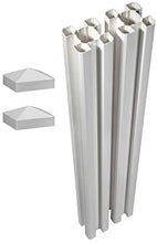 Load image into Gallery viewer, WamBam Traditional 2-Pack Premium Vinyl Posts with Caps