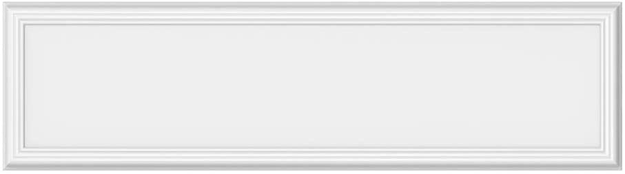 Commercial Electric 1 ft. x 4 ft. 50-Watt Dimmable White Integrated LED Edge-Lit Deco Panel Ceiling Flushmount Light with Color Changing CCT