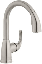 Load image into Gallery viewer, Glacier Bay HD67496-1008D2 Dylan Single-Handle Pull-Down Sprayer Kitchen Faucet in Stainless Steel