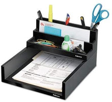 Load image into Gallery viewer, Designer Suites Desktop Organizer, 11 1/8 x 5 x 3 7/8, Black Pearl