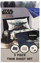 Load image into Gallery viewer, Jay Franco 3 Piece Twin Sheet Set Mandalorian