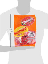 Load image into Gallery viewer, SKITTLES and STARBURST Original Candy Bag, 65 Fun Size Pieces, 31.9 ounces