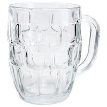 Load image into Gallery viewer, Draft by Home Essentials Beer Mug, Set of 4, Clear, 22 Ounce