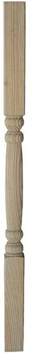 2 in. x 3 in. x 36 in. Wood Pressure-Treated Square Classic Spindle (7-Pack)