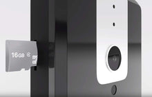 Load image into Gallery viewer, Momentum NIRO Wi-Fi Garage Door Opener with Camera and Smartphone Control | Motion Zone Detection, 2-Way Audio, Open/Close/Live Video/Free Cloud Storage, Remote Control with iPhone or Android | Black