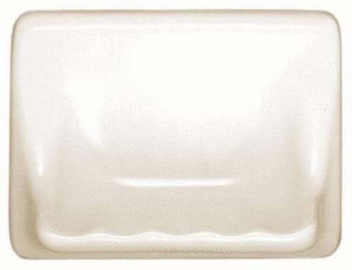 Bathroom Accessories Almond 4 in. x 6 in. Soap Dish Wall Accessory