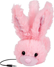 Load image into Gallery viewer, ReTrak Retractable Animalz Tangle-Free, Volume Limiting (85 dB) Over Ear Headphones for Kids, Pink Bunny (ETAUDFBNY)