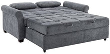 Load image into Gallery viewer, Lifestyle Solutions Serta Henley Queen Convertible Sofa in Gray