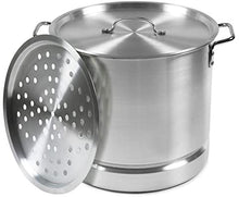 Load image into Gallery viewer, Aluminum Tamale and Steamer Pot