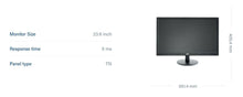 Load image into Gallery viewer, AOC e2050Swd 20-Inch Class Screen LED-Lit Computer Monitor, 1600 x 900 Resolution, 5ms, 20M:1DCR, VGA/DVI, VESA