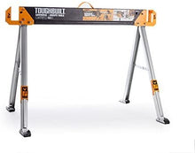 Load image into Gallery viewer, ToughBuilt - Folding Sawhorse/Jobsite Table - Sturdy, Durable, Lightweight, Heavy-Duty, 100% High Grade Steel, 41.5-Inch, Easy Carry Handle (TB-C550)