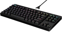 Load image into Gallery viewer, Logitech G Pro Mechanical Gaming Keyboard, 16.8 Million Colors RGB Backlit Keys, Ultra Portable Design, Detachable Micro USB Cable