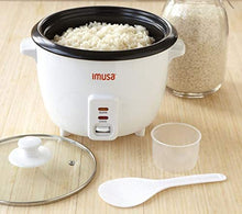 Load image into Gallery viewer, IMUSA SMALL APPLIANCES RICE COOKER WITH BLACK NON-STICK