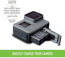Load image into Gallery viewer, Rechargeable Replacement Battery for GoPro HERO8 Black, HERO7, HERO6 &amp; HERO5 | HERO7, HERO6 &amp; HERO5 Black Replacement Battery for GoPro | AHDBT-501 Battery - (Black)