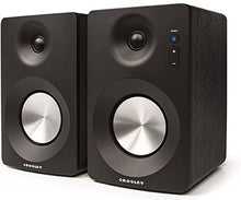 Load image into Gallery viewer, Crosley S100A-BK Bluetooth Enabled Powered Stereo Speakers, Black (Pair)