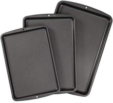 Load image into Gallery viewer, Wilton Bake It Better 3-Piece Cookie Sheet Pan Set, Non-Stick