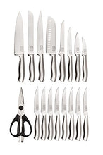 Load image into Gallery viewer, Chicago Cutlery 18-Piece Insignia Steel Knife Set with Block and In-Block Sharpener