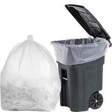 Load image into Gallery viewer, PlasticMill 64 Gallon, Clear, 1.5 Mil, 50x60, 50 Bags/Case, Garbage Bags/Trash Can Liners.
