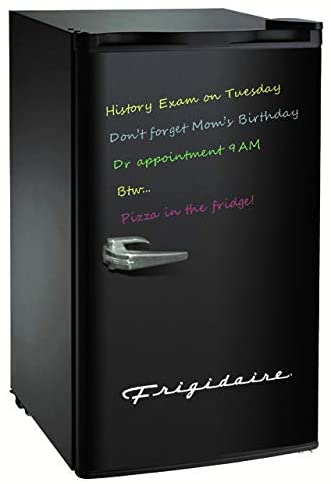 Frigidaire EFR107-WHITE 1.6 Cu Ft Compact Dorm Fridge with Dry Erase Board, White
