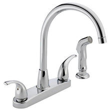 Load image into Gallery viewer, Peerless Tunbridge 2-Handle Kitchen Sink Faucet with Side Sprayer, Chrome P299578LF