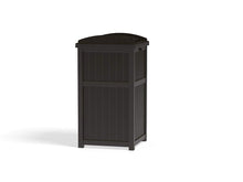 Load image into Gallery viewer, Suncast 33 Gallon Outdoor Trash Hideaway with Lid