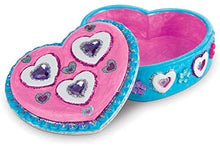 Load image into Gallery viewer, Melissa &amp; Doug Decorate-Your-Own Favorite Things Craft Kits Set: Flower and Heart Treasure Box and Butterfly Bank