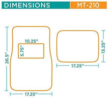 Load image into Gallery viewer, BDK Universal Fit Premium Corrugated Fine Ribbed Carpet Floor Mat