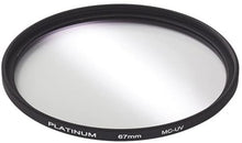 Load image into Gallery viewer, Platinum Series 67mm Camera UV Filter (PT-MCUVF67-c)