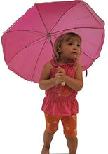 Load image into Gallery viewer, Redmon Beach Baby Kids Camp Chair with Carry Umbrella &amp; Matching Tote Bag, Hot Pink
