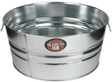 Load image into Gallery viewer, Behrens High Grade Steel 3GS 17 Gal Silver Galvanized Steel Round Tub