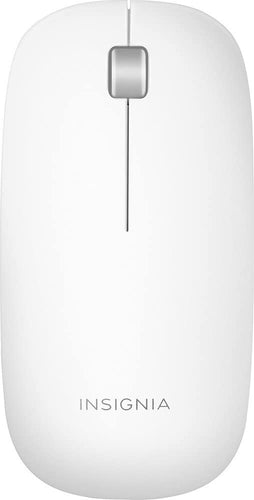 Insignia - Ultra Slim Bluetooth Mouse - Gray/White