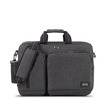Load image into Gallery viewer, Solo New York Duane Hybrid Laptop Briefcase, Black