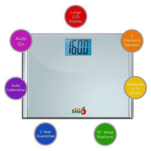 Load image into Gallery viewer, EatSmart Precision Plus Digital Bathroom Scale with Ultra-Wide Platform, 440 Pound Capacity
