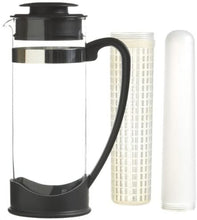 Load image into Gallery viewer, GROSCHE Water and Fruit Borosilicate Glass Infusion Pitchers and Sangria Makers, 50 oz/ 1500 ml BPA and Phthalate-free (Atlantis)