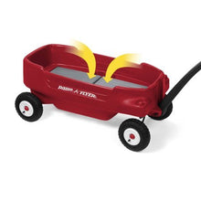 Load image into Gallery viewer, Radio Flyer Deluxe All-Terrain Pathfinder Wagon with Canopy All-terrain air tires for a smooth ride
