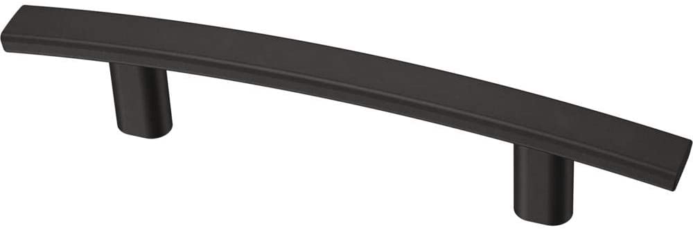 Essentials 3 in. (76mm) Center-to-Center Classic Arch Matte Black Drawer Pull (24-Pack)