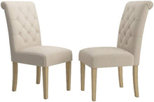 Load image into Gallery viewer, Roundhill Furniture Habit Solid Wood Tufted Parsons Dining Chair