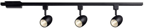 Hampton Bay Black Dimmable LED Track Kit
