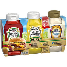 Load image into Gallery viewer, Heinz Tomato Ketchup, Yellow Mustard and Real Mayonnaise Variety Pack (49 oz Pack, Pack of 3)