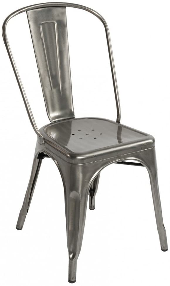 Fine Mod Imports Decorative Furniture Talix Chair, Gunmetal