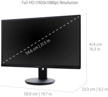 Load image into Gallery viewer, ViewSonic Frameless Monitor with HDMI and DisplayPort for Home and Office