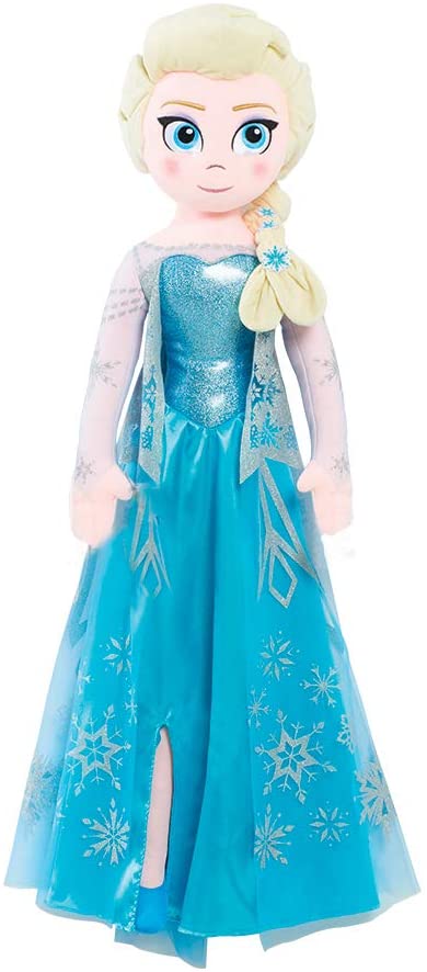 Frozen Disney Jumbo Singing Queen Elsa 34” Plush Toy