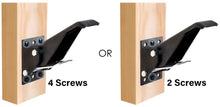 Load image into Gallery viewer, POWERTEC Quick-Release Workbench Caster Plates