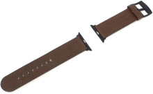 Load image into Gallery viewer, Platinum Leather Watch Strap for Apple Watch (PT-AWB42YBL) Bourbon - 42MM - New