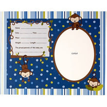 Load image into Gallery viewer, Little Bedding by NoJo 3 Little Monkeys 10pc Nursery in a Bag Crib Bedding Set, Blue