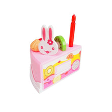 Load image into Gallery viewer, Mundo Toys Birthday Cake Play Food Set PINK 75Pcs Plastic Kitchen Cutting Toy Pretend Play
