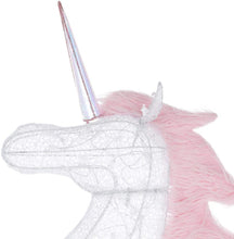 Load image into Gallery viewer, Home Accents Holiday Yard Ornaments Christmas Unicorn - LED Glitter Indoor | Outdoor Yard or Lawn 72 inch Mesh Fantasy Light Decor