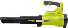 Load image into Gallery viewer, RYOBI P21010BTLVNM 110 MPH 410 CFM 18-Volt ONE+ Brushless Cordless Variable-Speed Lithium-Ion Jet Fan Blower (Tool-Only)