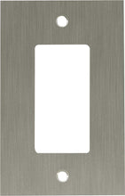 Load image into Gallery viewer, Franklin Brass Concave 1-Gang Single Decorator / Rocker / GFCI Device Wall Switch Plate Cover, Satin Nickel